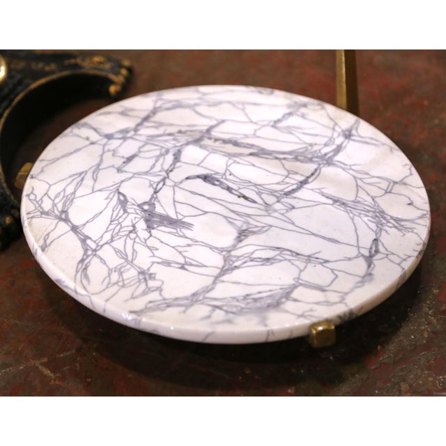 Late 19th Century English Brass and Marble Balance Scale From Bristol For Sale - Image 11 of 11