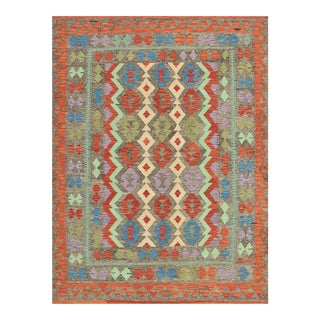 Tribal Kilim Rug 5’7” X 7’7” For Sale