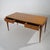 Brown Vintage Walnut Desk with Brass Details, 1950s For Sale - Image 8 of 15