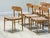 Model 501 Dining Chairs in Oak and Papercord from A.M. Møbler, 1960s, Set of 8 For Sale - Image 6 of 13