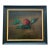 Late 20th Century Red Floral Still Life Oil Painting on Canvas by James Clinton Mumby For Sale