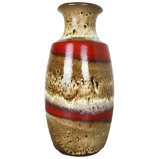 Fat Lava Ceramic Vase by Heinz Siery for Carstens Tönnieshof, Germany, 1970s For Sale