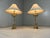 Metal Large Crystal and Brass Table Lamps, 1960s, Set of 2 For Sale - Image 7 of 18