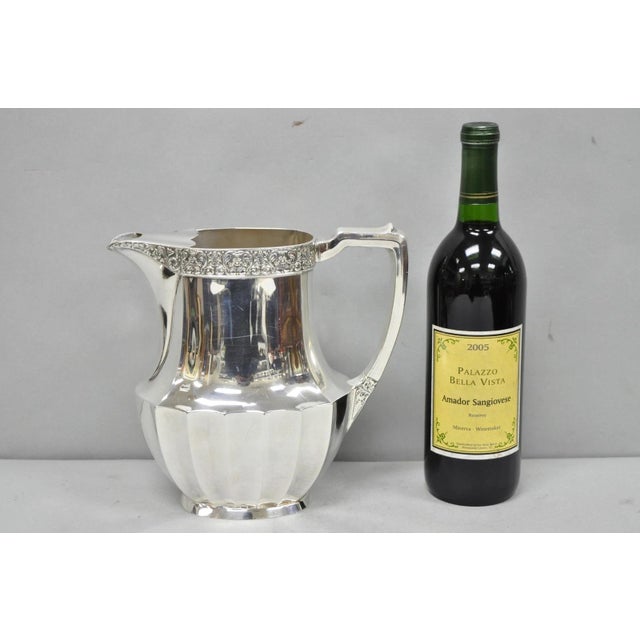 Vintage Oneida Coronation Community Silver Plated Water Pitcher With Handle For Sale - Image 15 of 15