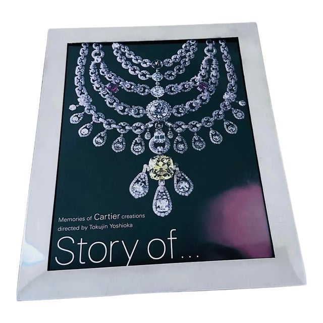 Vintage Cartier Pewter Picture Frame For Sale