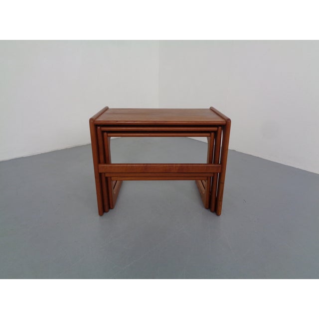 Danish Teak Nesting Tables from Salin Nyborg, 1960s, Set of 3 For Sale - Image 13 of 18