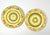 2000 - 2009 2000s Terre E Provence Ceramic Yellow & Green Salad Plates - Set of 10 For Sale - Image 5 of 8