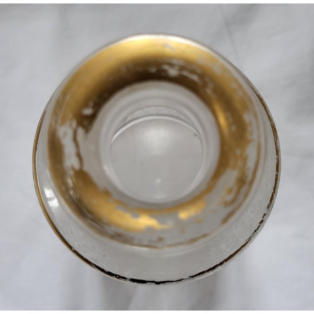 Antique French Gilt Crystal Vanity Set by Cristalleries De Saint Louis, 1890s, Set of 4 For Sale - Image 6 of 7