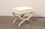 Mid 20th Century Mid 20th Century French Pair Curule Stools W/ Pillow Top Seat For Sale - Image 5 of 11