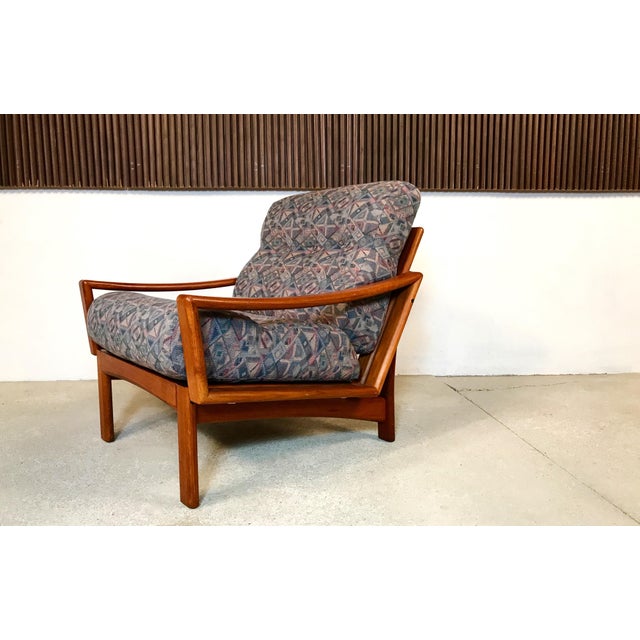 Danish Teak Easy Chair from Glostrup, 1960s For Sale - Image 4 of 13