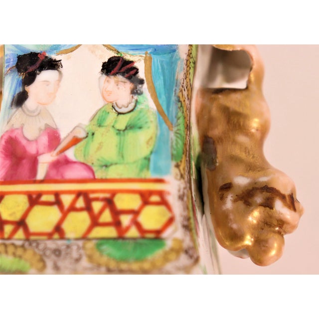 Mid 19th Century Chinese Famille Rose Vases - a Pair For Sale - Image 4 of 13