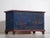 Antique navy blue trunk with floral details (c.1920)Dimensions: Length: 109 cm Depth: 56 cm Height: 64 cmStyle: Folk...