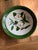 Green 1950s Majolica Large Serving Bowl Hartman Studios of Los Angeles, California Magnolia For Sale - Image 8 of 9