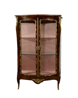 Napoleon III Louis XV Style 2-Door Cabinet, 19th Century