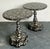 Vintage Boho Hand Painted Side Tables - A Pair For Sale - Image 10 of 12