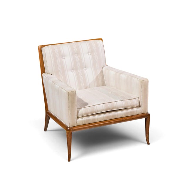 Robsjohn Gibbings for Widdicomb Mid Century Sabre Leg Lounge Chairs - Pair For Sale - Image 12 of 12
