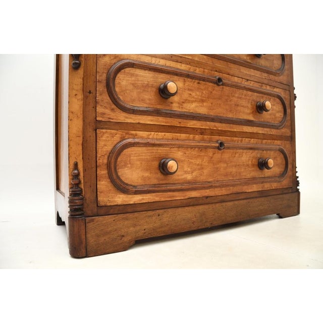 Antique Walnut Chest of Drawers, 1830s For Sale - Image 12 of 13