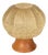 Mid-Century Cocoon Table Lamp with Wood Base by Achille Castiglioni for Flos, Italy, 1960s For Sale