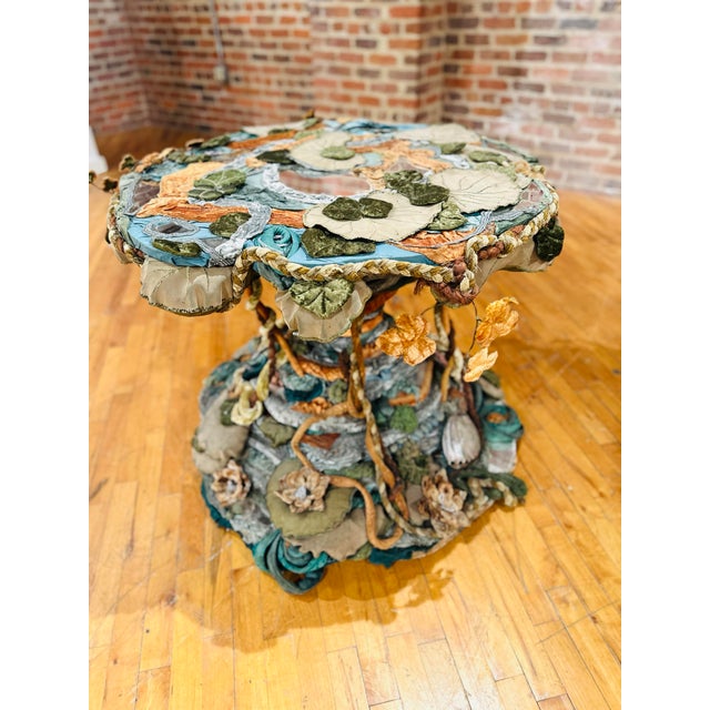 Victorian Style Vintage Artist Crafted Center Table For Sale In Charleston - Image 6 of 8