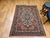 1900 - 1909 Vintage Persian Tabriz Area Rug, Hand-Knotted Wool, Heriz Geometric Pattern, Ivory & Red, 5x6 For Sale - Image 5 of 18