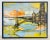 Mid Century Vintage Abstract Impressionist Cityscape Oil on Canvas. Signed Galand For Sale - Image 11 of 11