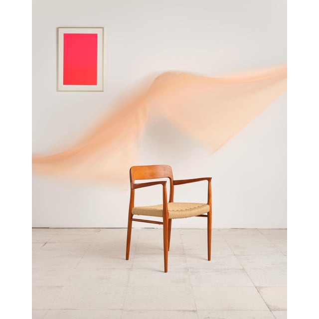 Wood Teak No. 56 Armchair by Niels O. Møller for J. L. Moller, 1950s For Sale - Image 7 of 18