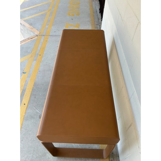 Arteriors Home Arteriors Meyer Leather Desk For Sale - Image 4 of 10