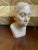 Terra Cotta Vintage 1985 Signed Sculpture Bust /Head of Pensive Young Woman For Sale - Image 8 of 12