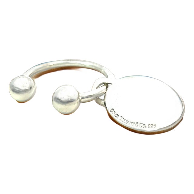 Tiffany & Co Estate Hanging Ornament Keychain Sterling Silver For Sale
