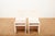 Chairs in Wood Construction with Shelf and White Stained by Felice Dittli, 2006, Set of 2 For Sale - Image 3 of 13