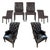 Bennett Roll-Back Restoration Hardware Black Chesterfield Leather Dining Armchair For Sale