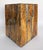 Contemporary Vintage Side Drinks Table in Wood Embellished With Mixed Elements For Sale - Image 3 of 6