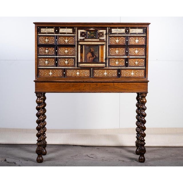 A superb example of Italian craftsmanship, this Renaissance-period desk bureau is masterfully executed in richly grained...