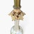 1960s Hollywood Regency Opalescent Art Glass & Gilded Brass Table Lamps - a Pair For Sale - Image 6 of 7