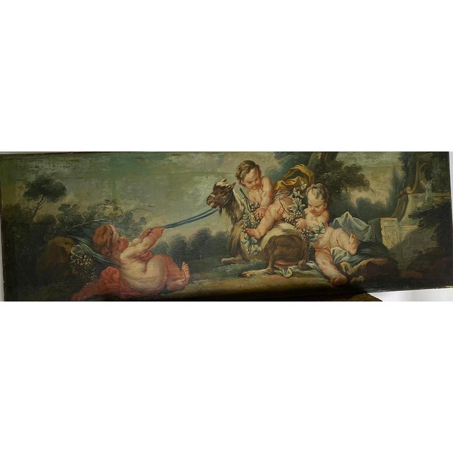 This is an Pair of oil Paintings in the Style of François Boucher. This is a charming 18th century Pair of oil on canvas...