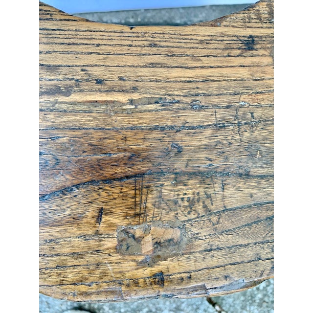 Late 19th Century French Walnut Stool For Sale - Image 10 of 12