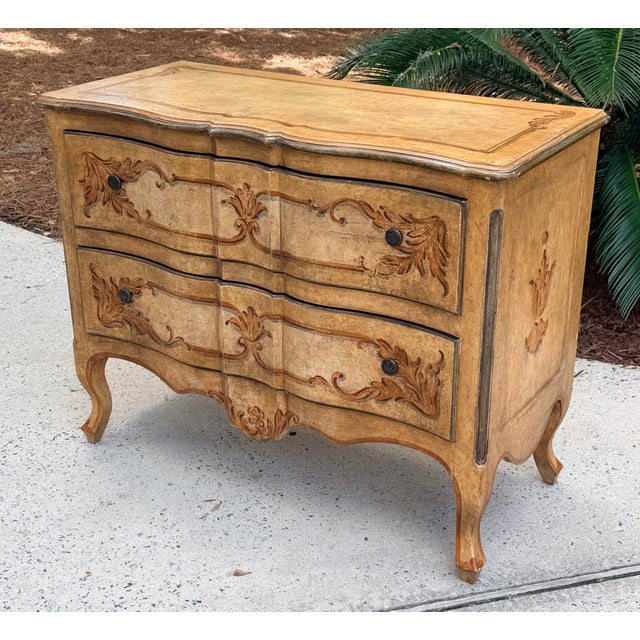 French Louis XV French Antique Style 2 Drawer Commode - Hekman Furniture For Sale - Image 3 of 14