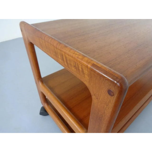 Danish Teak Tea Cart 1960s For Sale - Image 12 of 13