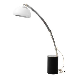 Arc Floor Lamp with Double Lighting, 1980s For Sale