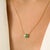 Not Yet Made - Made To Order 14k Gold Emerald Diamond Birthstone Necklace Bond Jewelry for Mom For Sale - Image 5 of 13