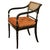 1960s Set Eight Federal Style Japanned & Gilded Dining Arm Chairs Kittinger Furniture For Sale - Image 12 of 17