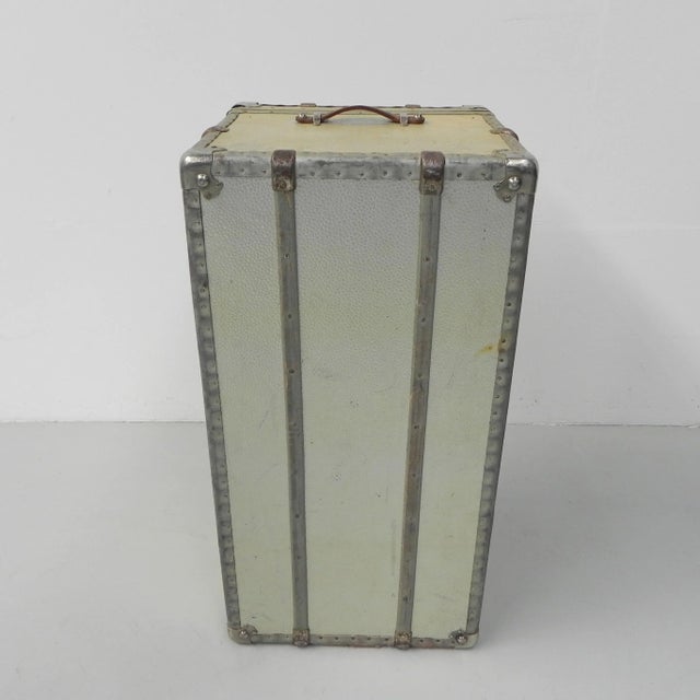 Vintage Aluminum Clad Chest For Sale - Image 12 of 18