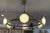 West Elm Bezel Linear Chandelier Champagne Bronze For Sale - Image 14 of 16