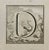 Letter of the Alphabet D, from the series "Antiquities of Herculaneum", is an etching on paper realized by Luigi...