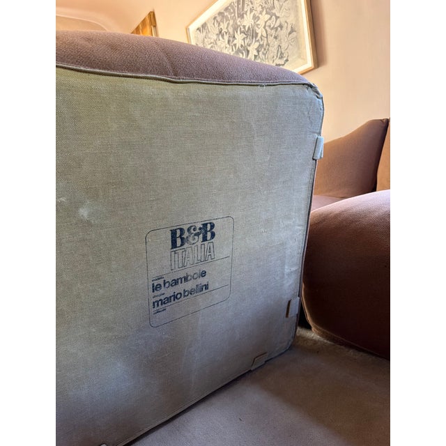 Le Bambole 5-Seater Sectional Sofa by Mario Belini for B&b Italia, 1970s, Original Upholstery For Sale In Los Angeles - Image 6 of 6