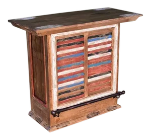 Crafters and Weavers La Boca Bar With Wine Storage - 48"