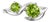 Natural Peridot Bypass Ring | 925 Sterling Silver August Birthstone Two Stone Ring Us 7 (All Sizes Available) For Sale