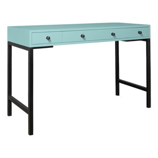 Maple Writing Desk - Turquoise For Sale