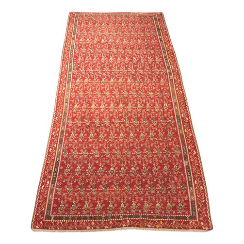 Turkish Kilim Rug in Wool For Sale