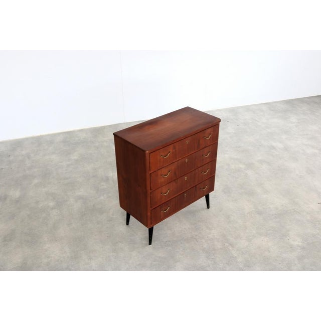 Wood Vintage Swedish Chest of Drawers in Teak, 1960s For Sale - Image 7 of 9
